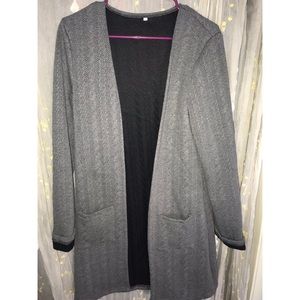 Grey/Black “Pea Coat”